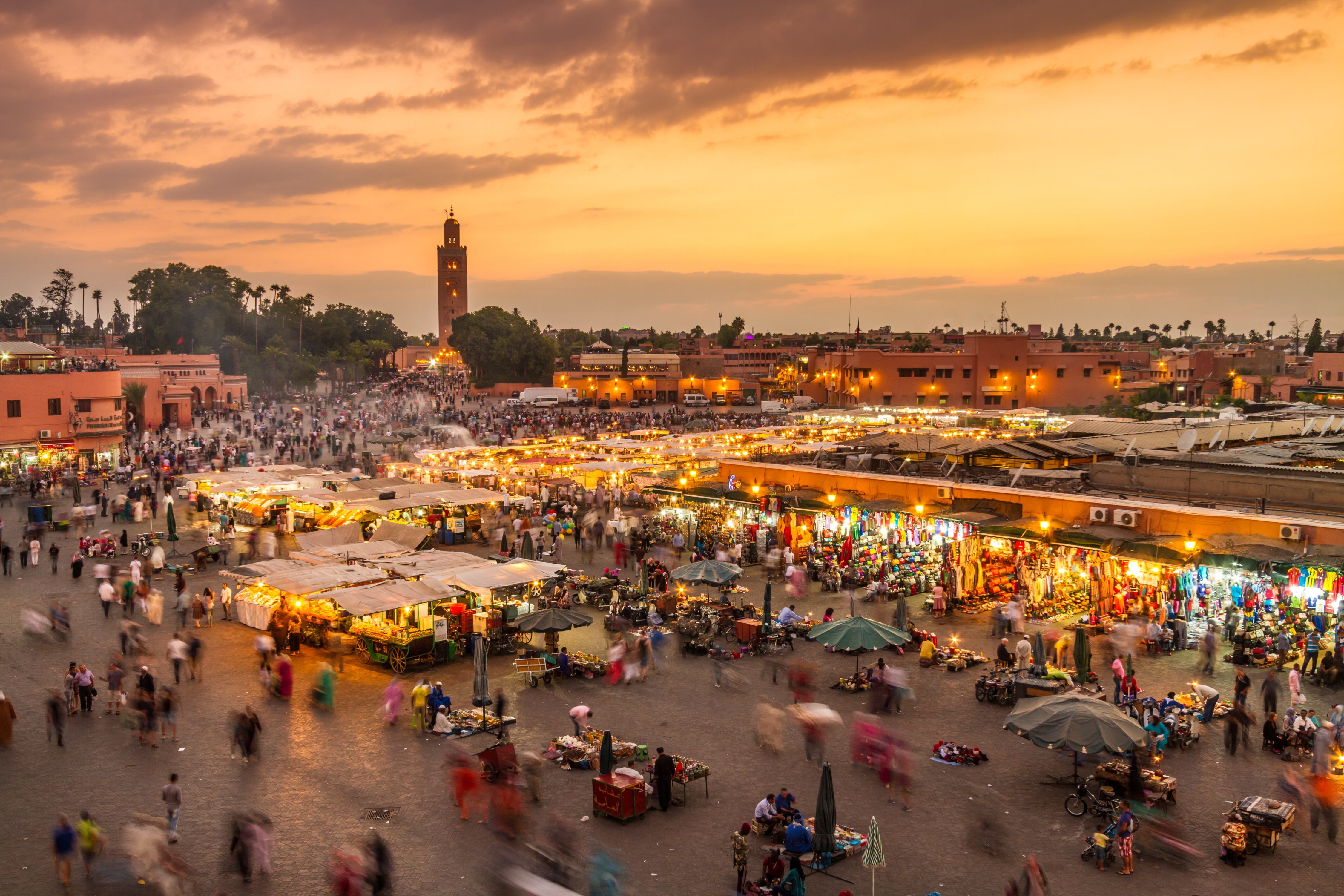 Jemaa el-Fnaa und Souks in Marrakesch